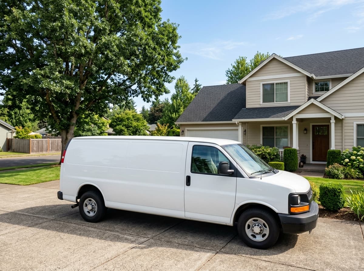 Northwind service van and technician